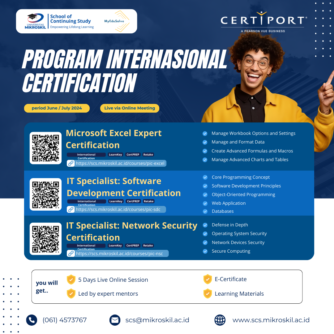 International Certification: Microsoft Excel Expert Certification
